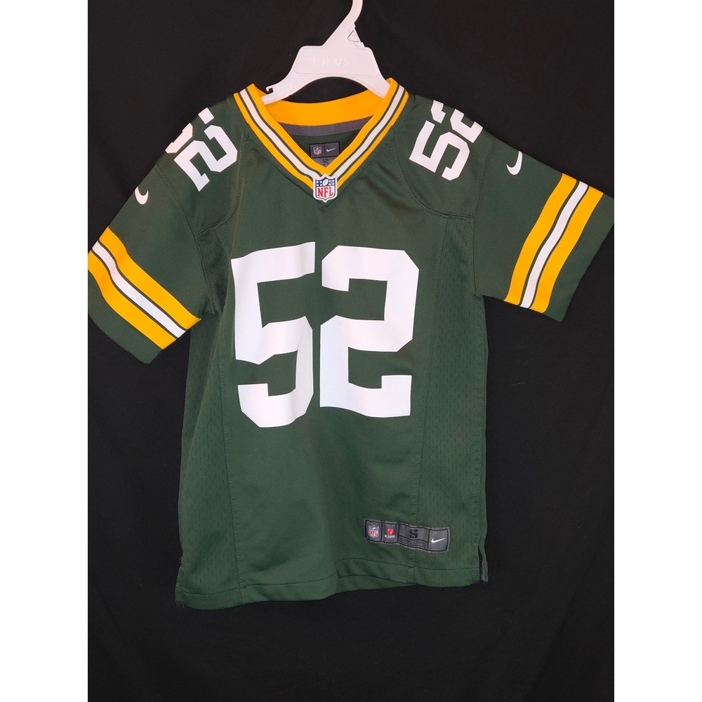 Nike Green Bay Packers Clay Matthews 52 Kids NFL Jersey Size S NEW